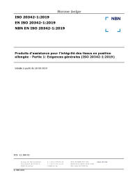 NBN EN ISO 20342-1:2019