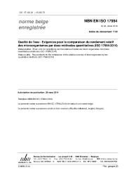 NBN EN ISO 17994:2014
