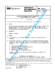 SAE ARP 4927:2007-07-11