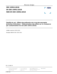 NBN EN ISO 15952:2018