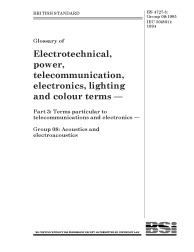 BS 4727-3:Group 08:1995