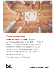 BS EN 61000-3-3:2013+A2:2021 ExComm
