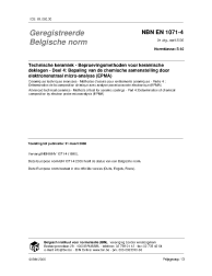 NBN EN 1071-4:2006