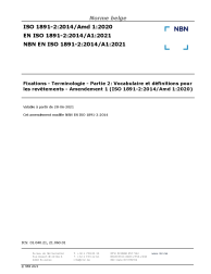 NBN EN ISO 1891-2:2014/A1:2021