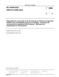 NBN EN 14459:2021