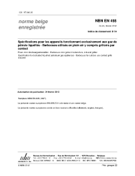 NBN EN 498:2012