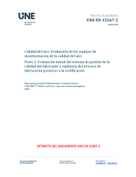 UNE-EN 15267-2:2024