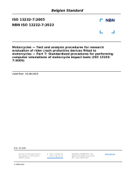 NBN ISO 13232-7:2023