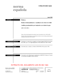 UNE-EN ISO 1624:2002