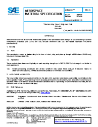 SAE AMS 4911S:2024-08-01