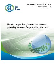 ASME A112.3.4-2018/CSA B45.9-18 (R2023)