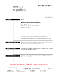 UNE-EN ISO 4210-3:2014