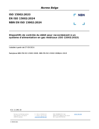 NBN EN ISO 15002:2024