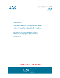 ESPECIFICACION UNE 0061:2019