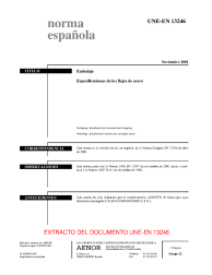 UNE-EN 13246:2001 (R2012)