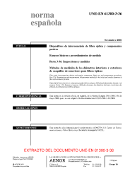UNE-EN 61300-3-36:2001