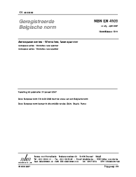 NBN EN 4109:2007