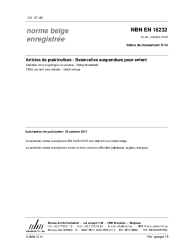 NBN EN 16232:2013