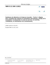 NBN S 21-100-1:2021