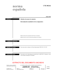 UNE 80216:2010 (R2016)