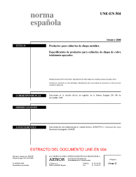 UNE-EN 504:2000 (R2019)