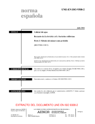 UNE-EN ISO 9308-2:2014