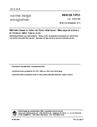 NBN EN 14721:2005