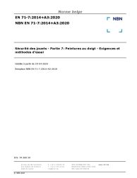 NBN EN 71-7:2014+A3:2020