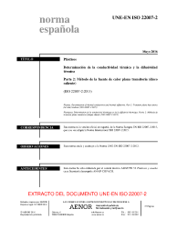 UNE-EN ISO 22007-2:2016