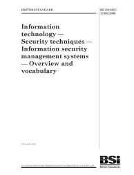 BS ISO/IEC 27000:2009