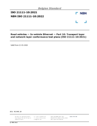 NBN ISO 21111-10:2022