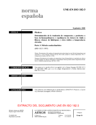 UNE-EN ISO 182-3:2001