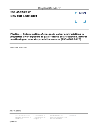 NBN ISO 4582:2021