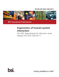 BS EN ISO 9241-303:2011
