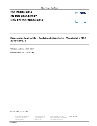 NBN EN ISO 20484:2017