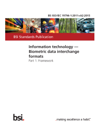 BS ISO/IEC 19794-1:2011+A2:2015