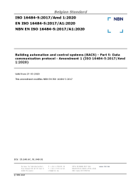 NBN EN ISO 16484-5:2017/A1:2020