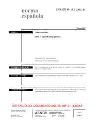 UNE-EN 50117-1:2003/A1:2007