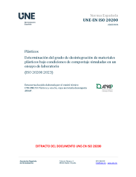 UNE-EN ISO 20200:2024