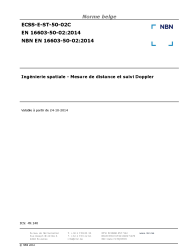 NBN EN 16603-50-02:2014