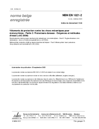 NBN EN 1621-2:2003