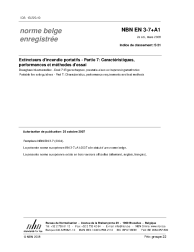 NBN EN 3-7+A1:2007