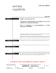 UNE-EN 14678-3:2013 (R2019)