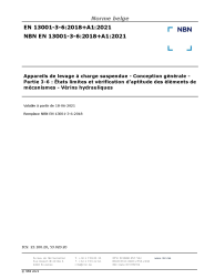 NBN EN 13001-3-6:2018+A1:2021