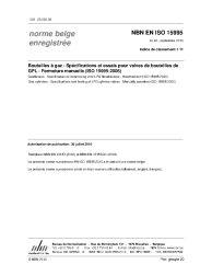 NBN EN ISO 15995:2010