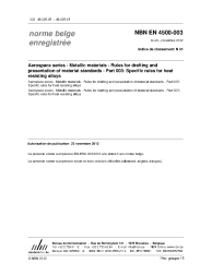 NBN EN 4500-003:2012