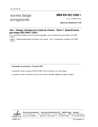 NBN EN ISO 5398-1:2007