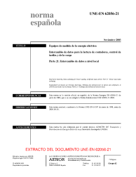 UNE-EN 62056-21:2003