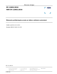 NBN EN 12602:2016
