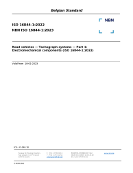 NBN ISO 16844-1:2023